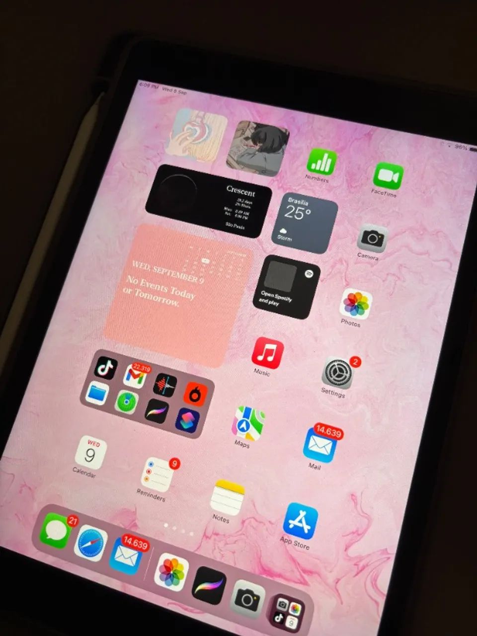 Ipad 9ª Geração 256gb + Apple Pencil - IMPECÁVEIS