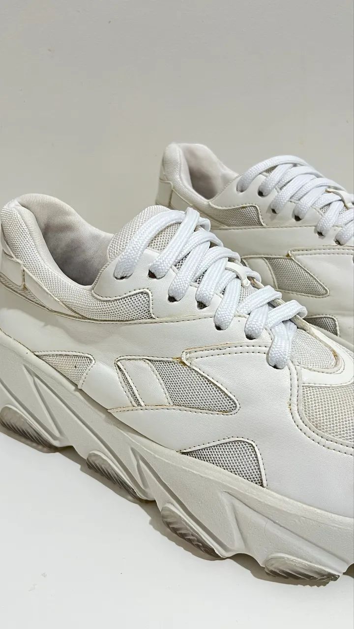 Tênis Chunky branco 38 - Foto 3