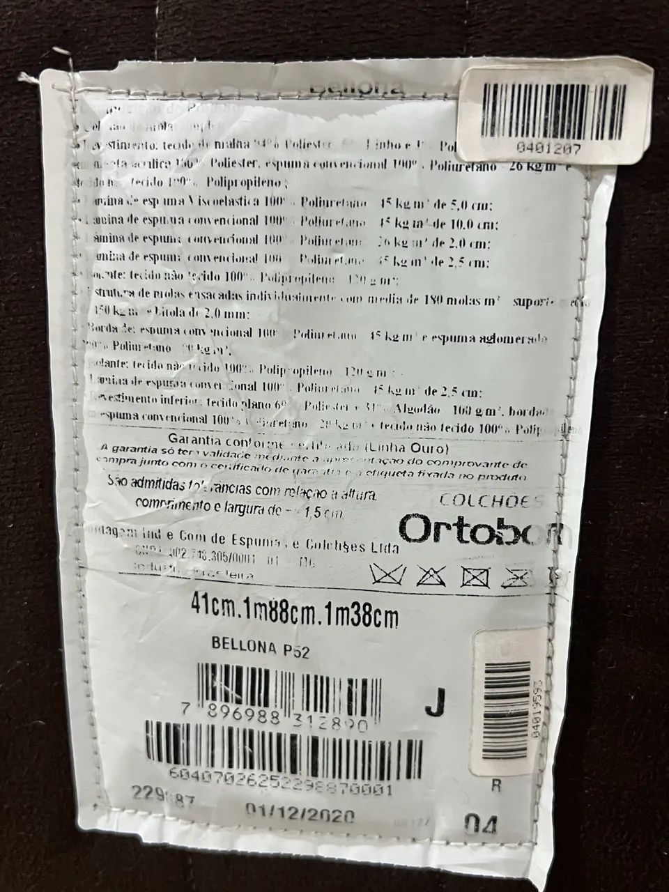 VENDO COLCHÃO BELONA ORTOBOM  - Foto 2