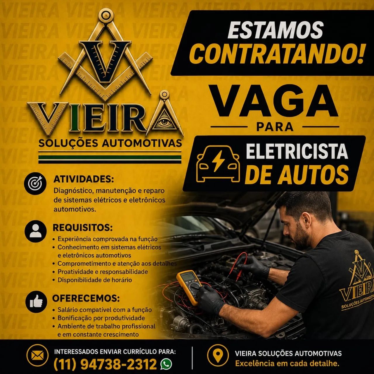 Vaga em Oficina mecânica 