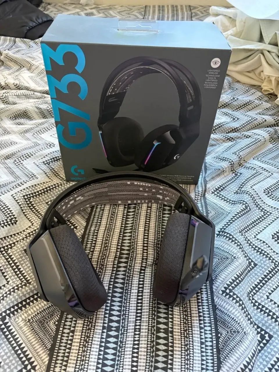 Headset Logitech g733 Impecável - Foto 5
