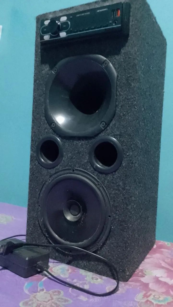 Caixa de som Bluetooth USB ativa residencial  - Foto 2