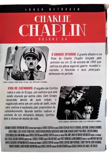 charlie chaplin dvd box 2 filmes ediçao especial - Foto 2