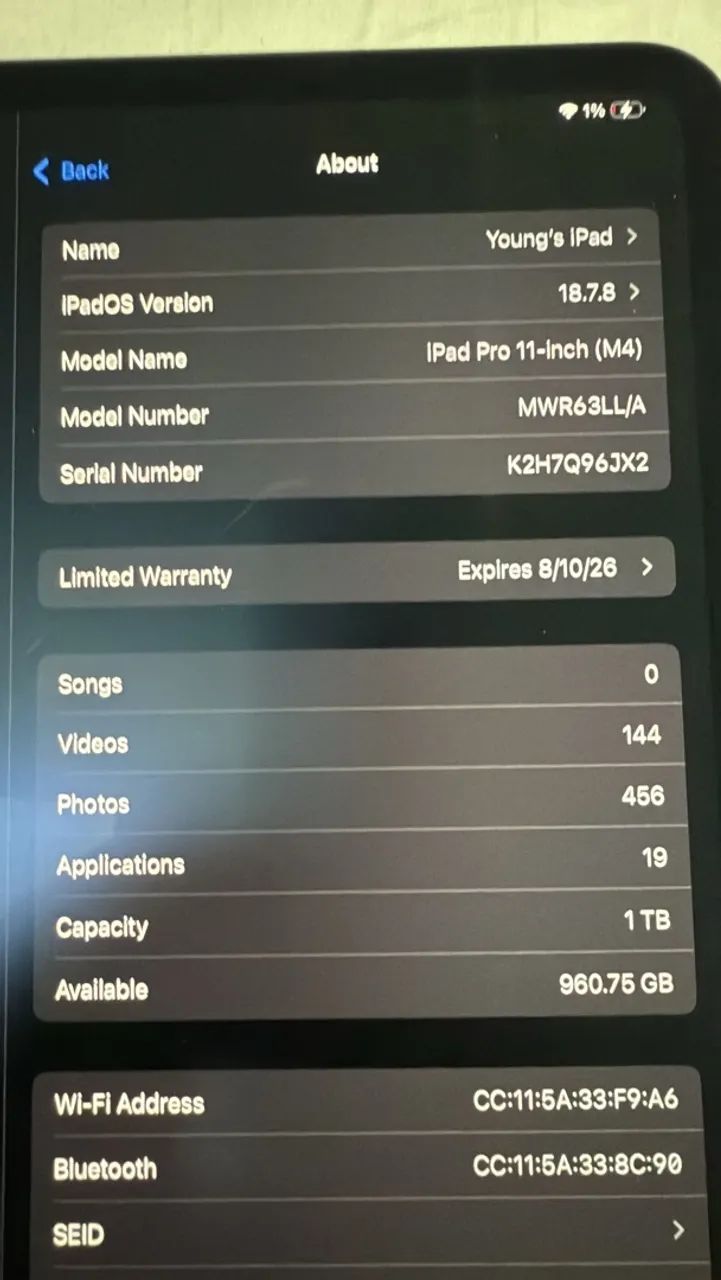 iPad Pro 11? M4 1 TB Nano-texture Wi-Fi - Foto 3