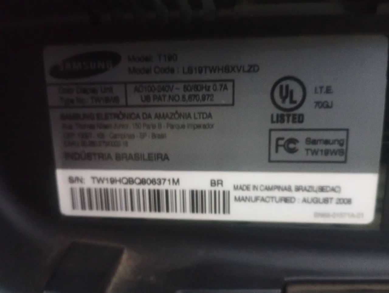 Monitor Samsung 19 polegadas  - Foto 4