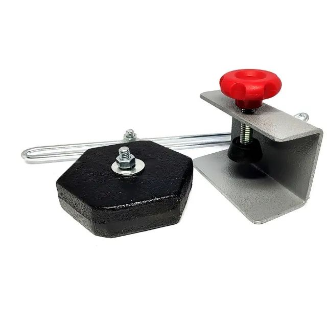 Garra para serigrafia 10 cm dobradiça com peso - Foto 3