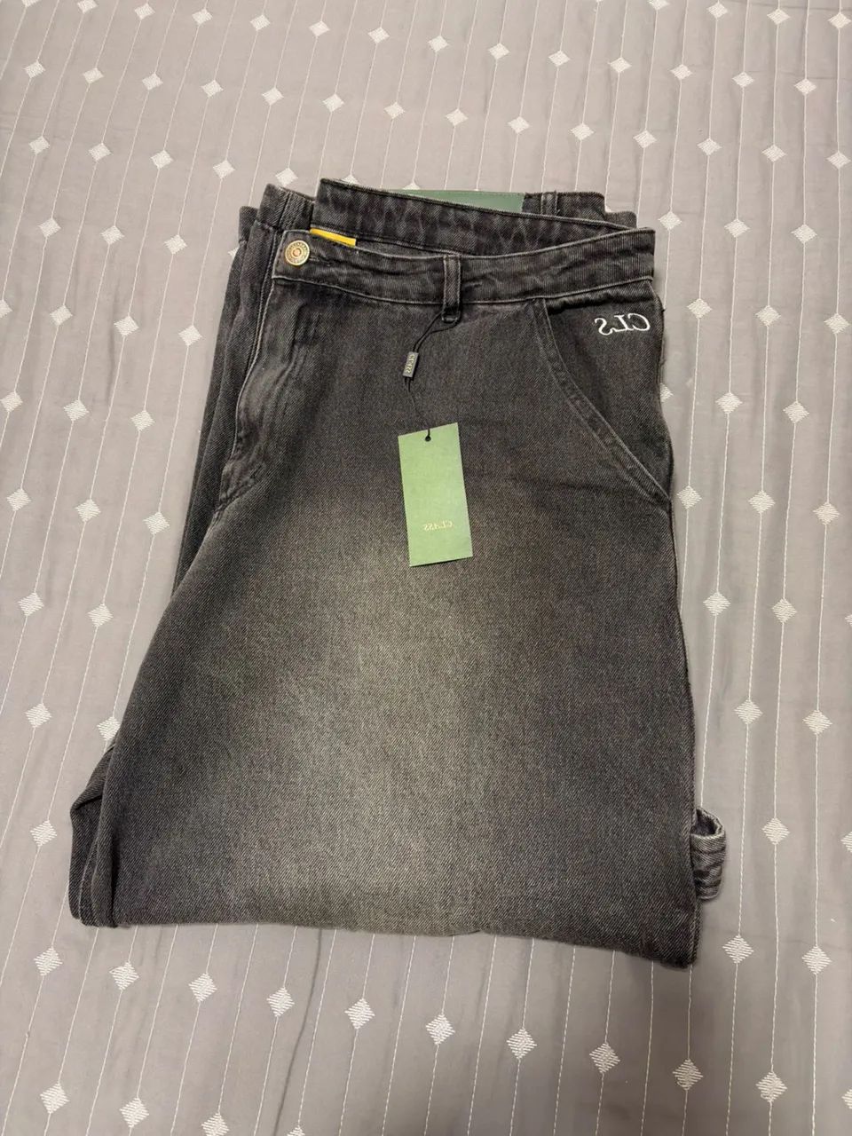 Calça Class Baggy Carpenter Pants Black TAM:46