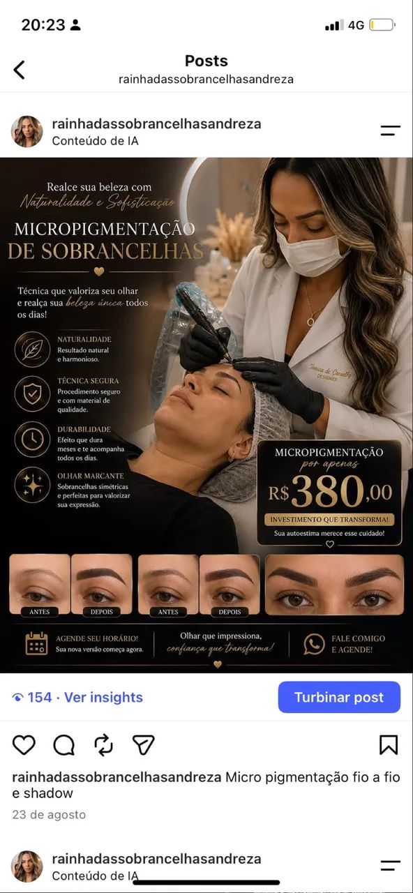 Restaure suas sobrancelhas com Microblading 
