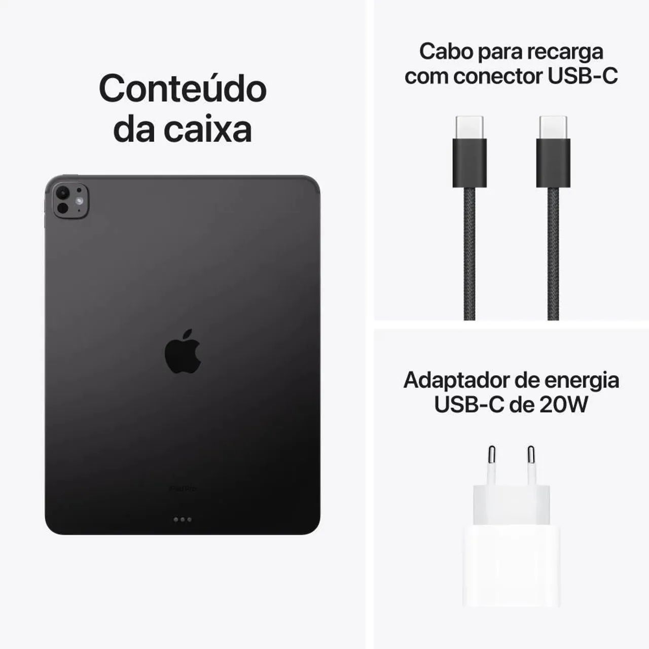 iPad Pro Wifi + Cellular  13 polegadas   Chip M4   2TB  Cor Space Black - Foto 2