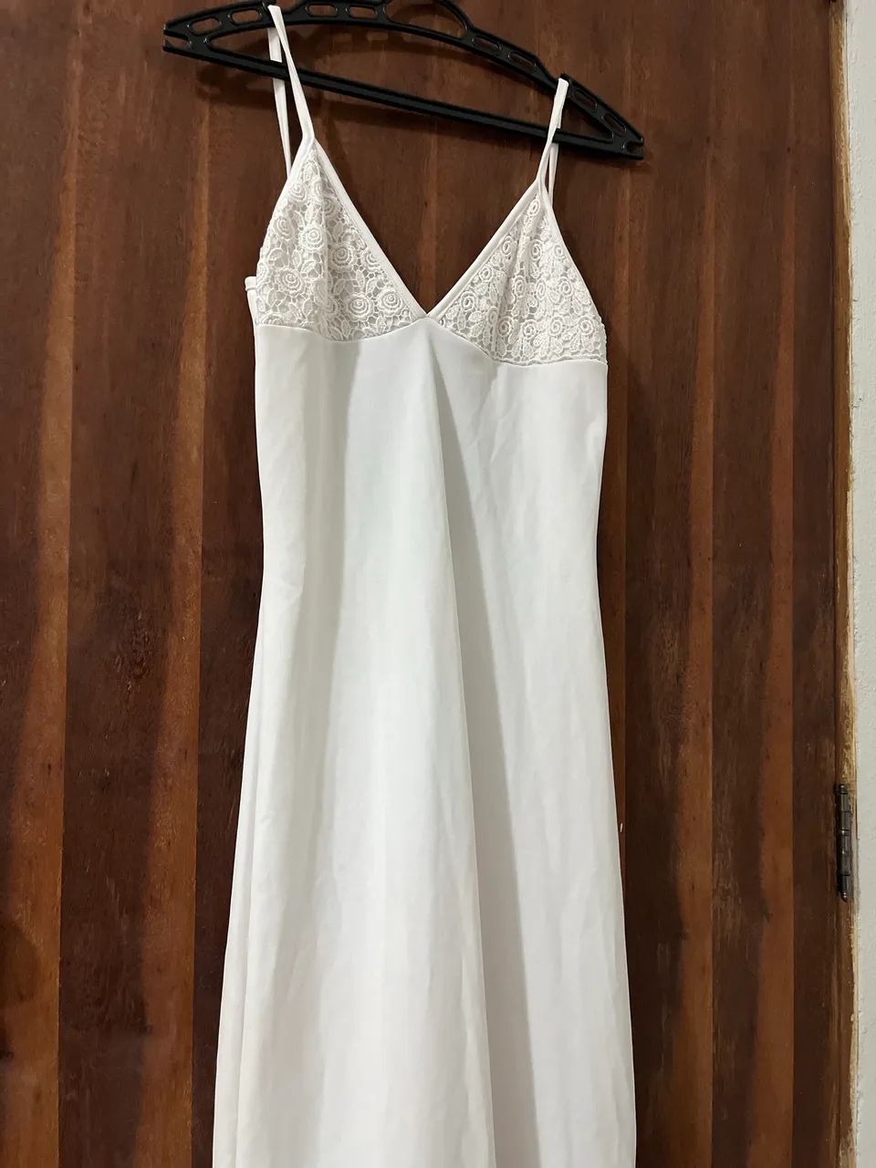 Vestido Branco Tam M - Costas nua