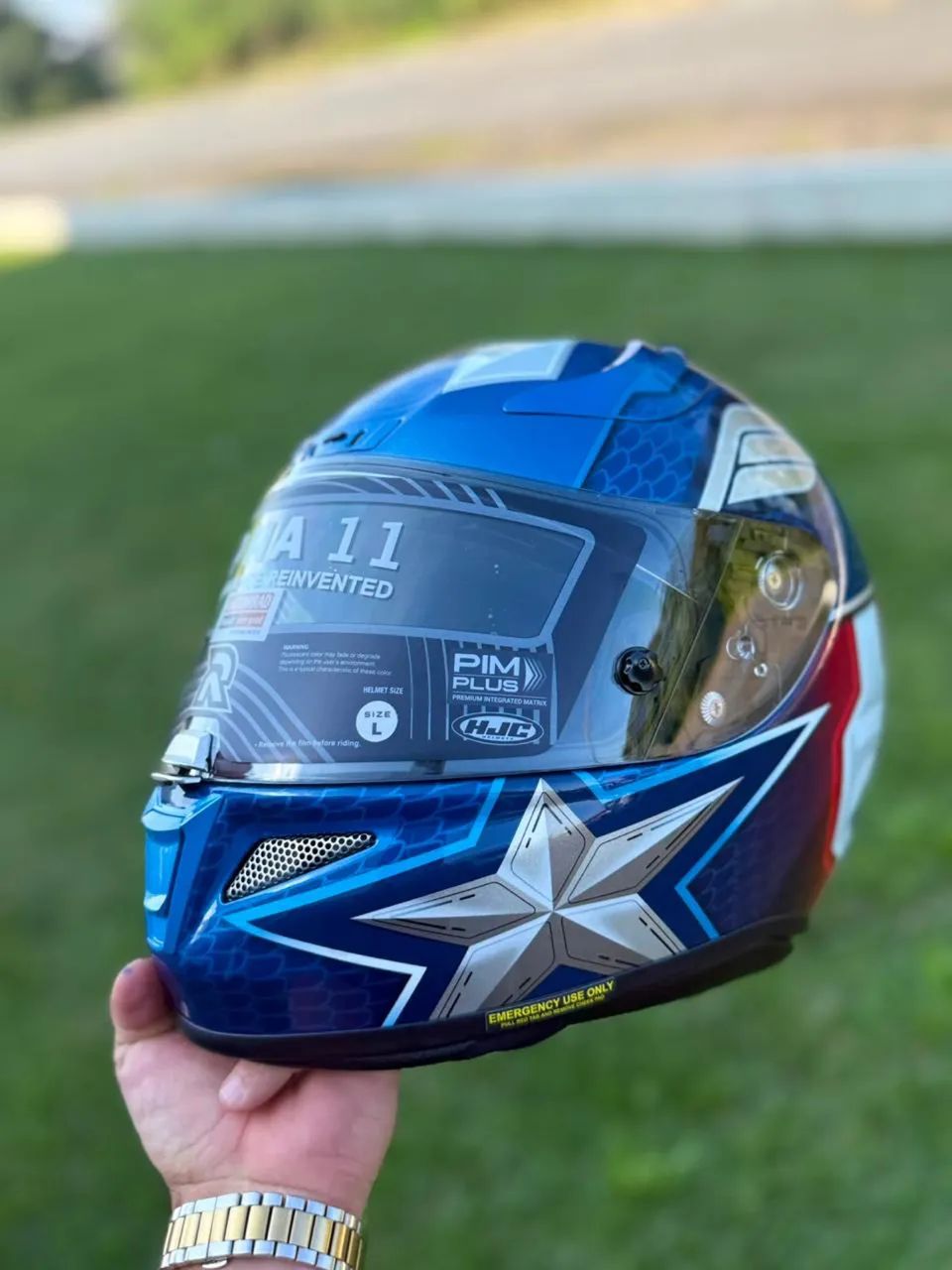 Capacete Capitão América 