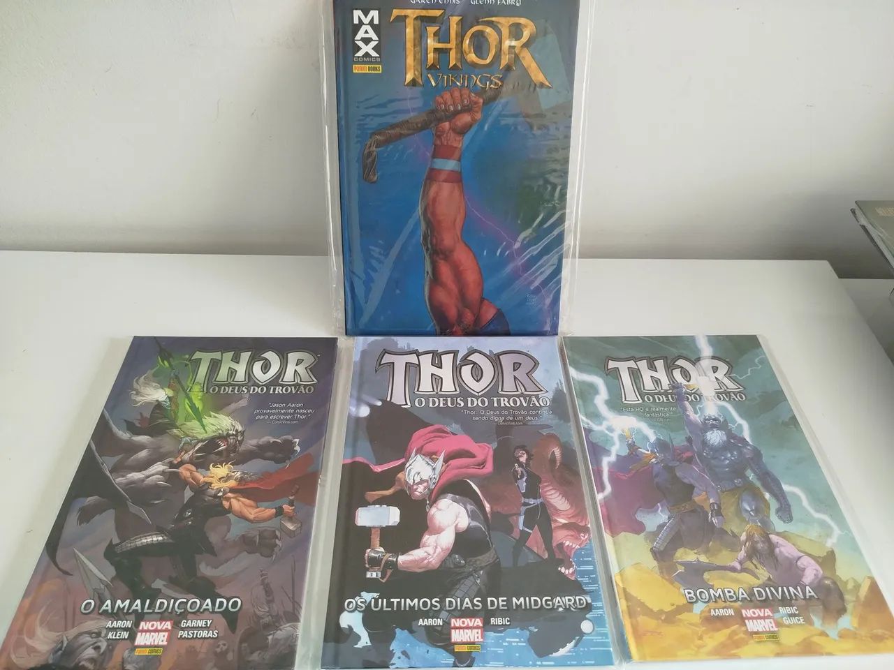 Thor: O deus do trovão, volumes 1,2 e 4 + Thor Vikings  - Foto 2