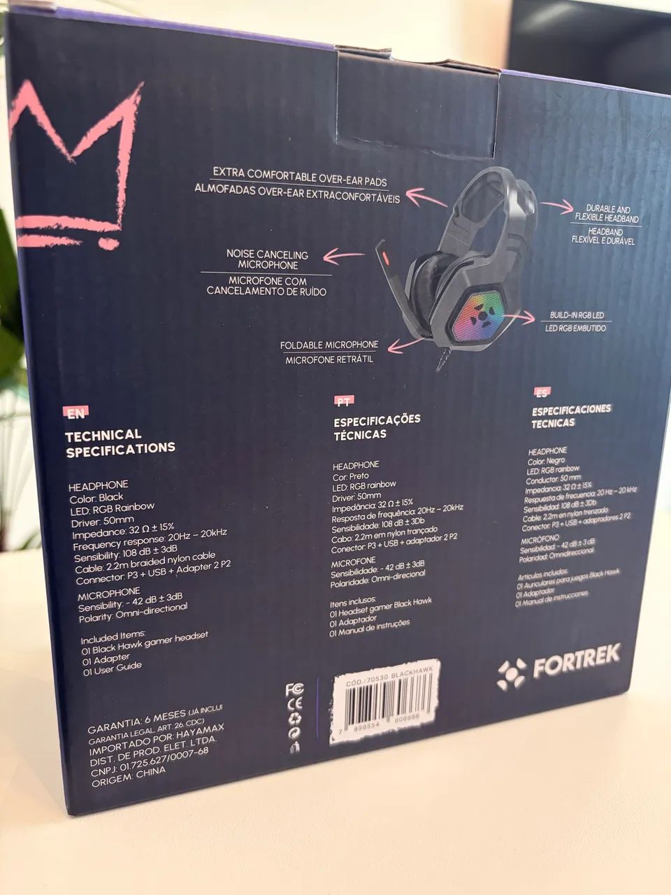Headset gamer Fortek  - Foto 2