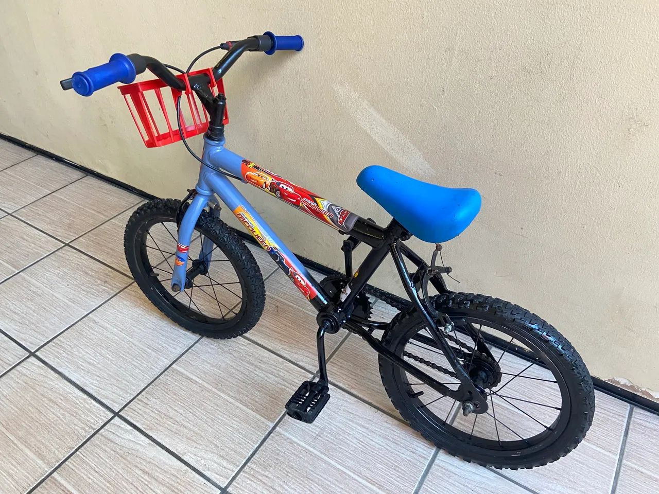 Bicicleta infantil Aro 16 - Mcqueen - Foto 3