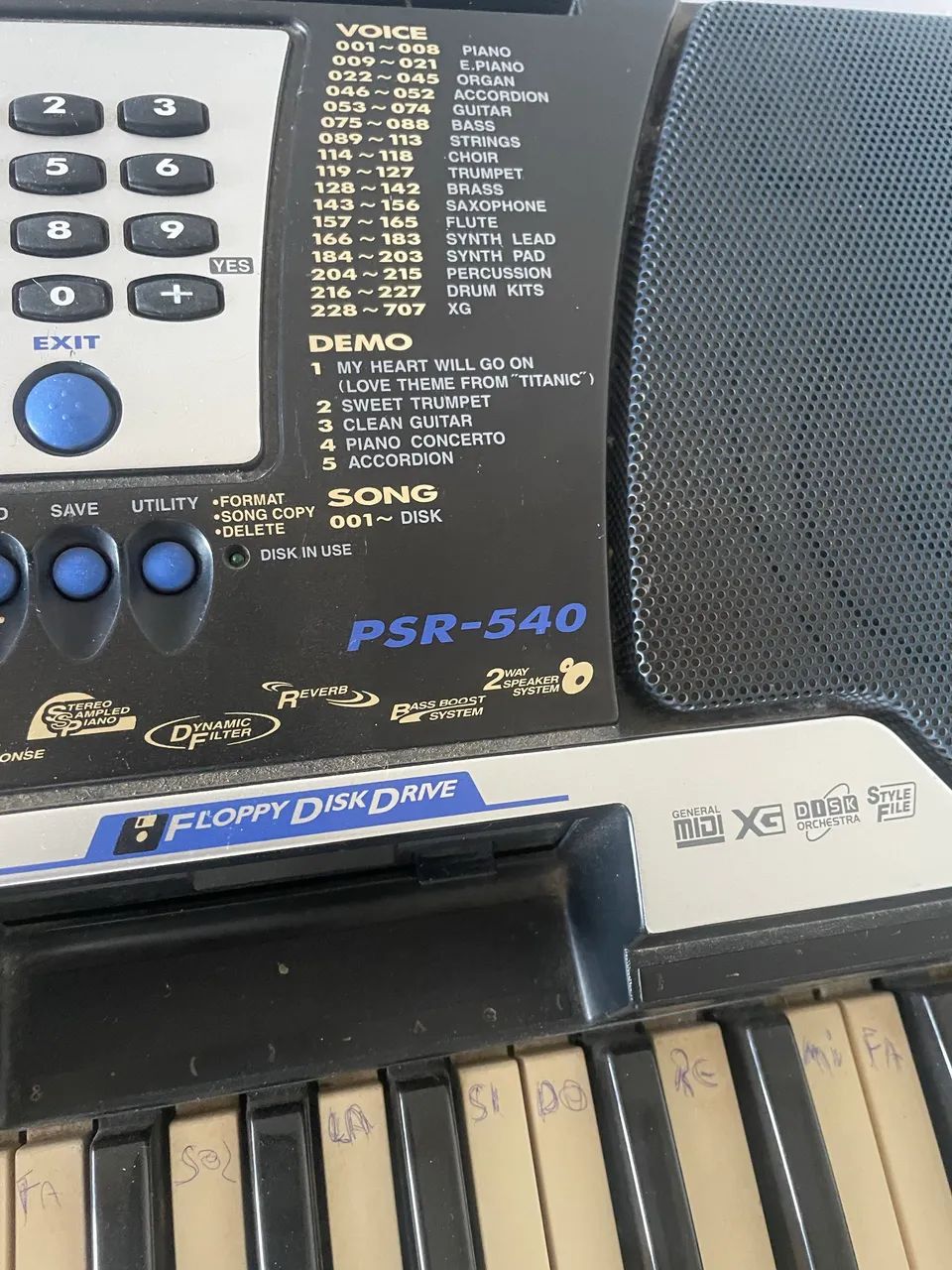 Teclado PSR 540 - Instrumentos musicais - Jardim Colonial