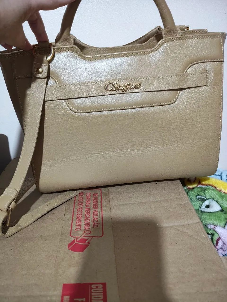 Bolsa Carmem Steffens original couro  - Foto 3