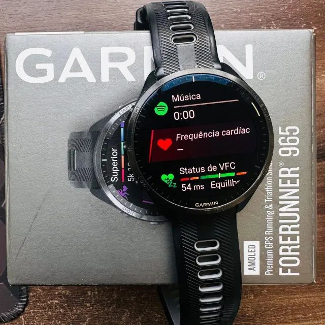 Garmin Forerunner 965 AMOLED GPS com caixa - Foto 4