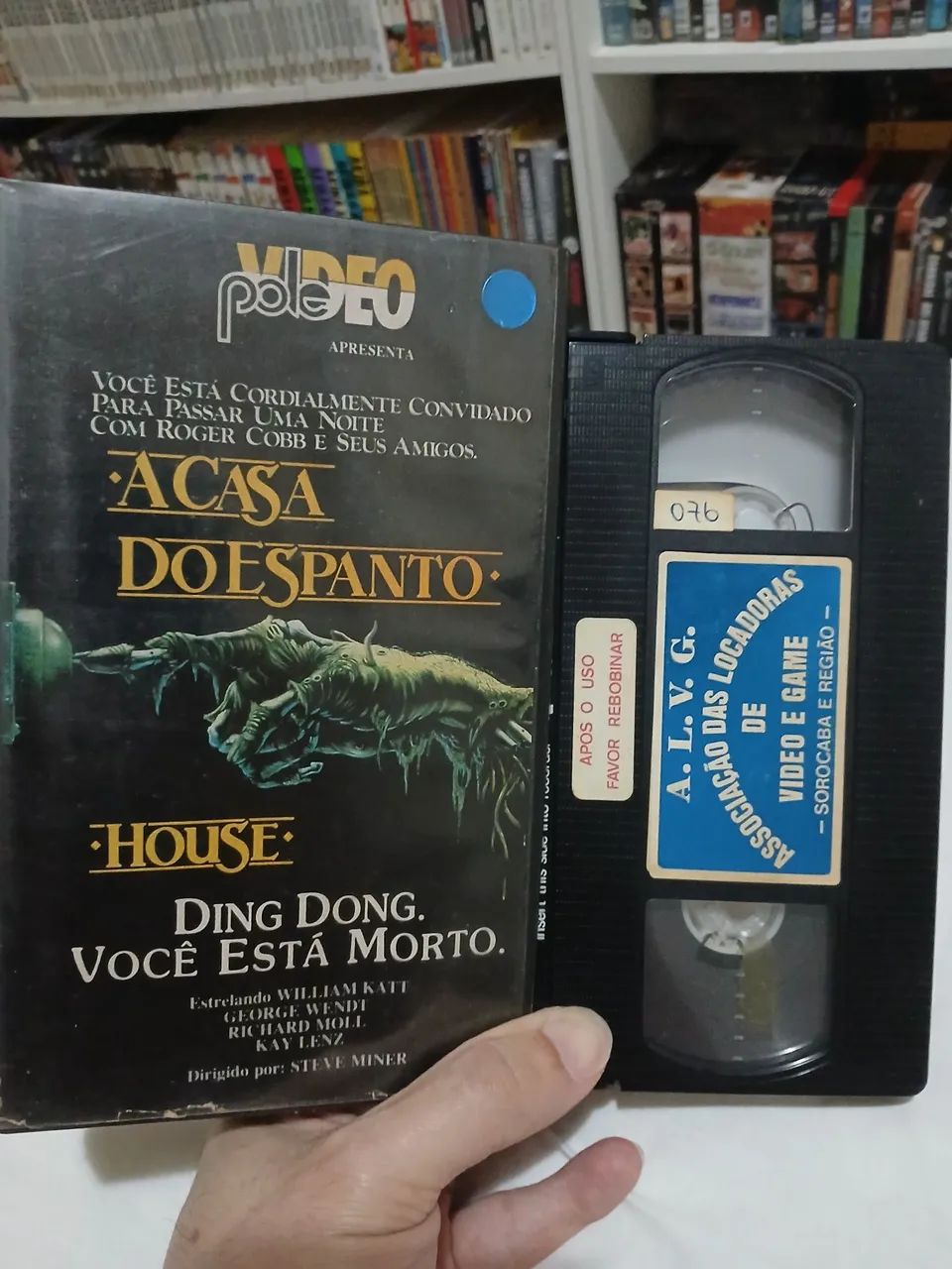 Vhs casa do espanto pole video raro