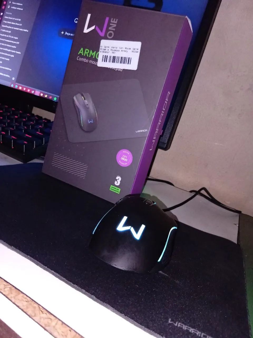 KIT MOUSE e MOUSEPAD - Foto 2