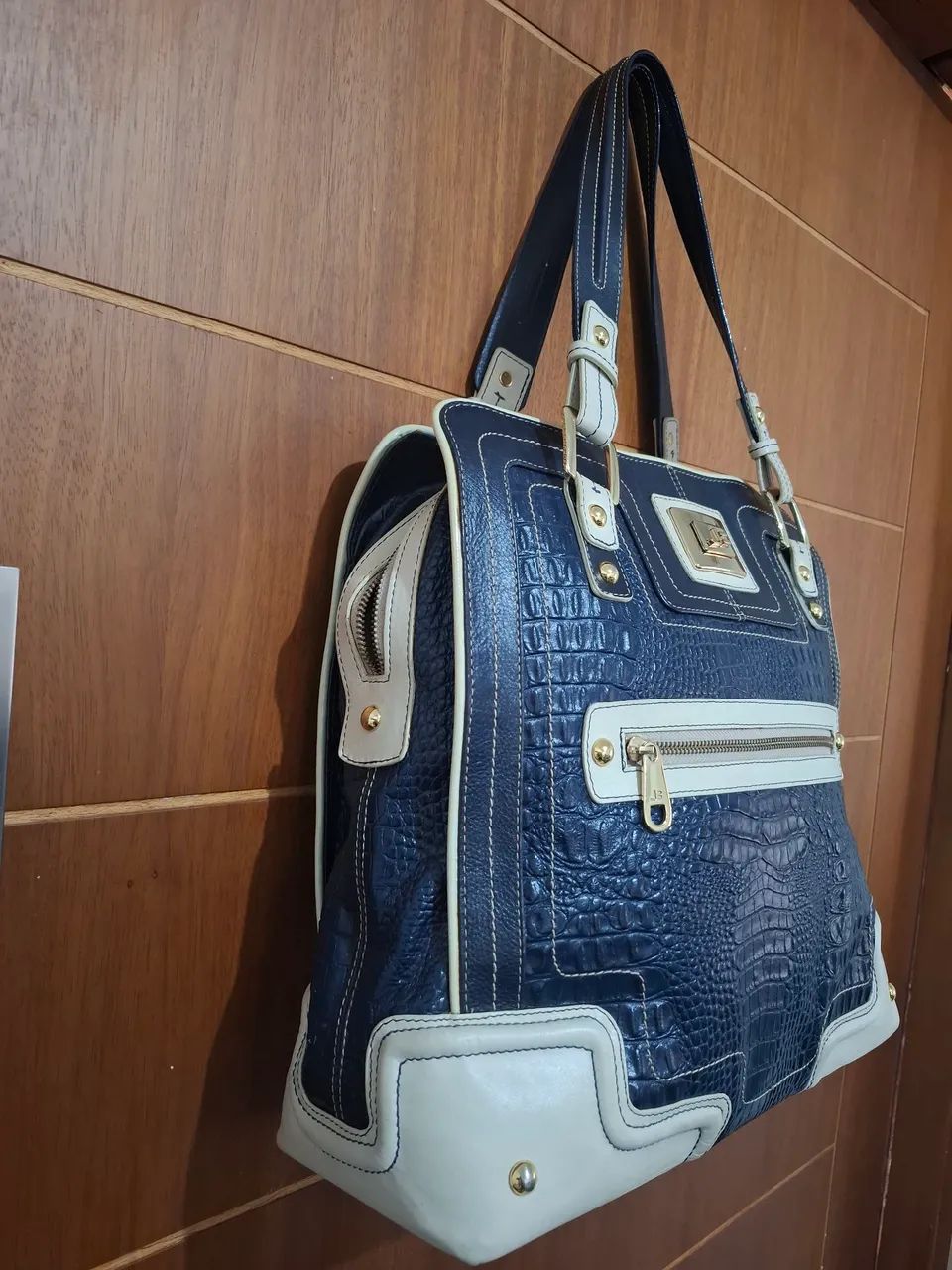 Bolsa Jorge Bischoff Em Couro Legítimo  - Foto 3