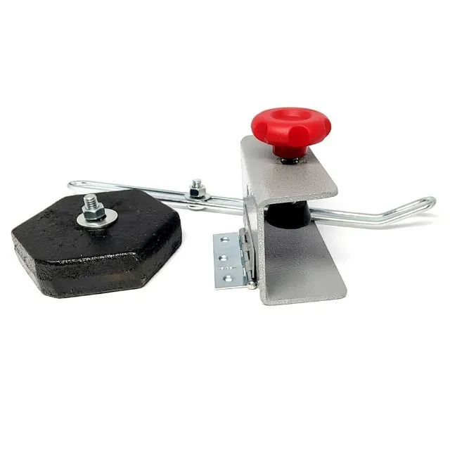 Garra para serigrafia 10 cm dobradiça com peso - Foto 4