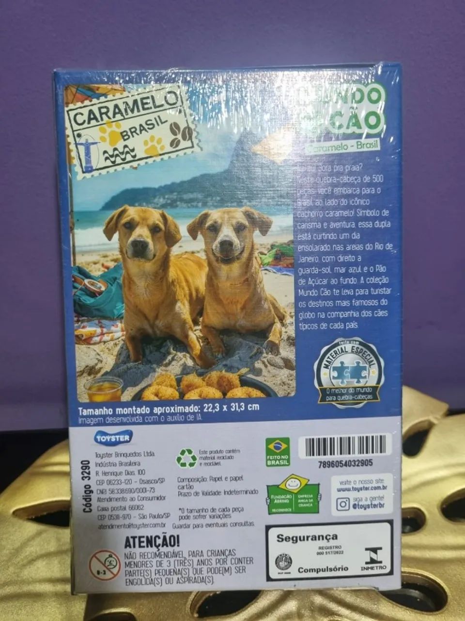 Quebra-Cabeça Mundo Cão Caramelo Brasileiro  - Foto 2