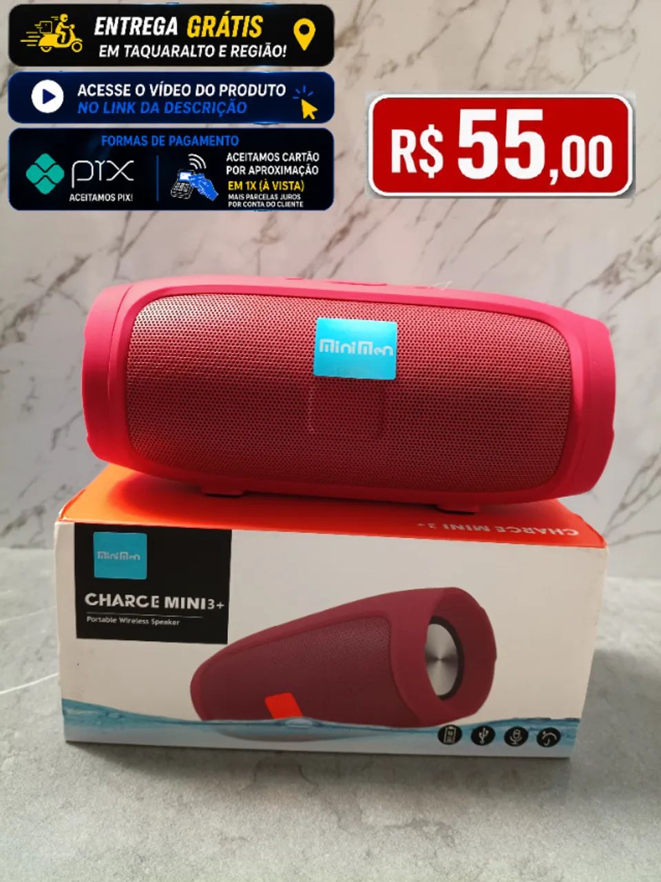 Caixas de Som Bluetooth Pequenas e Grandes - Foto 3