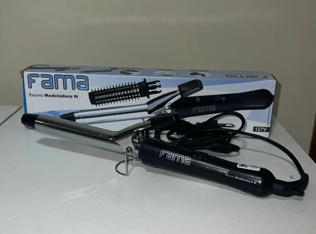 Escova Modeladora N FAMA 2 em 1 - BIVOLT   ?ACEITO PROPOSTA?