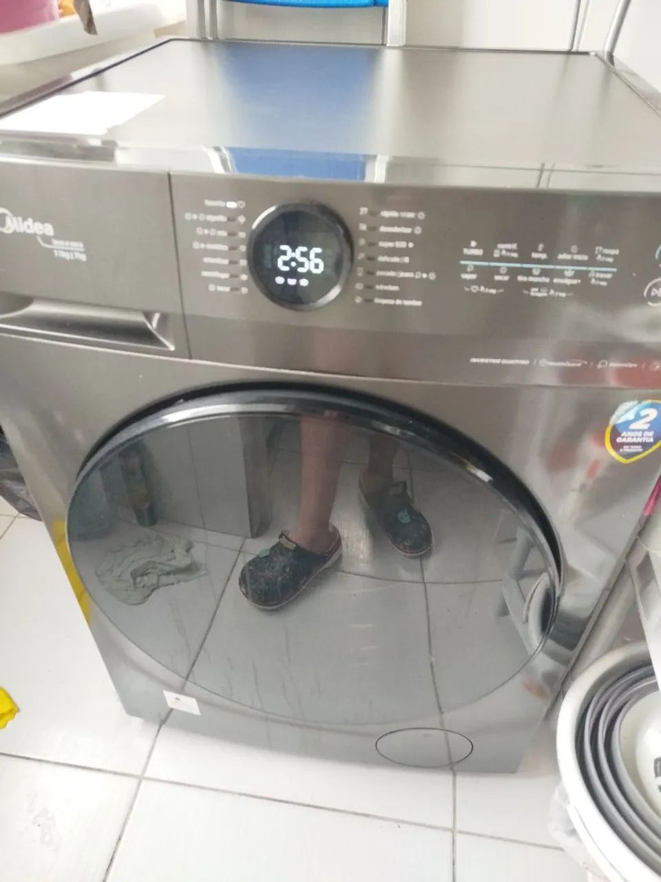 Máquina Midea lava e seca 11kg erro e50 