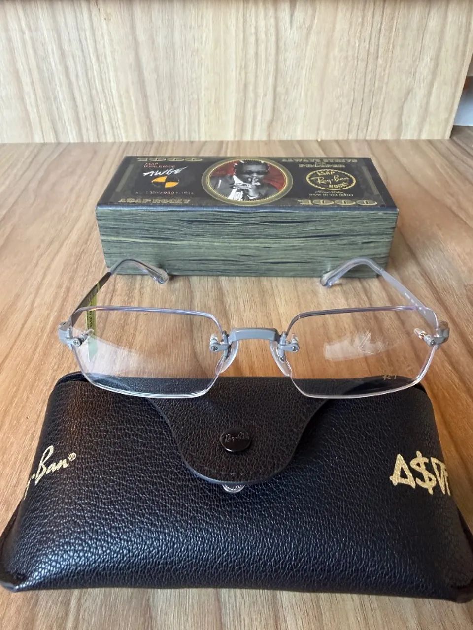 Armação Ray Ban Cinza 3928V 3201 (Sem uso) - Foto 2