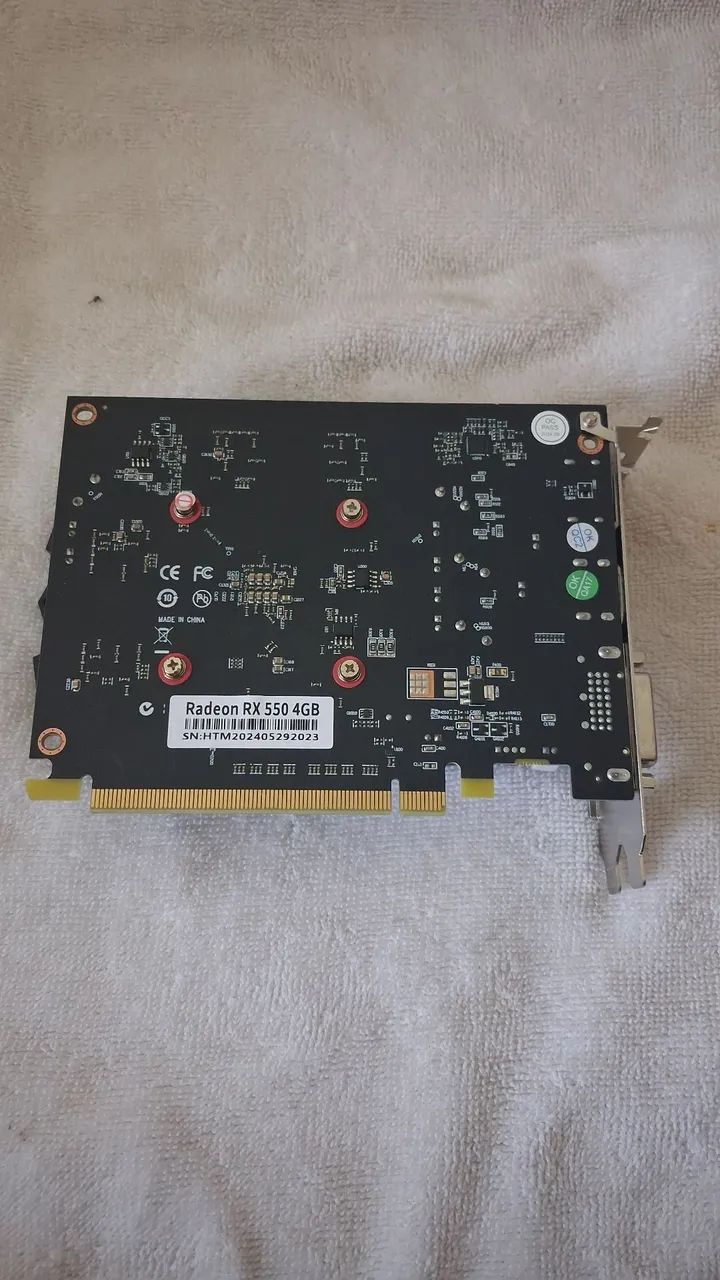 Placa de vídeo RX 550 4g - Foto 4