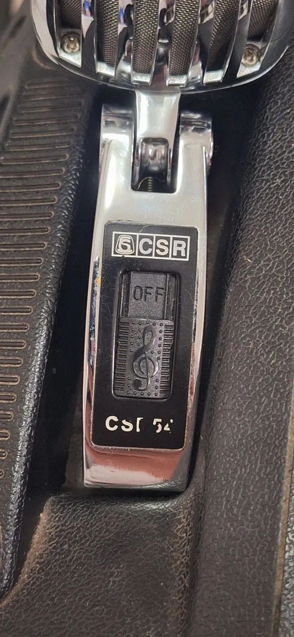Microfone Dinamico Modelo CSR 54 Vintage - Foto 5