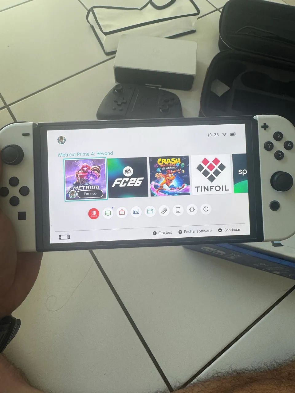 Nintendo Switch OLED Desbloqueado  - Foto 3