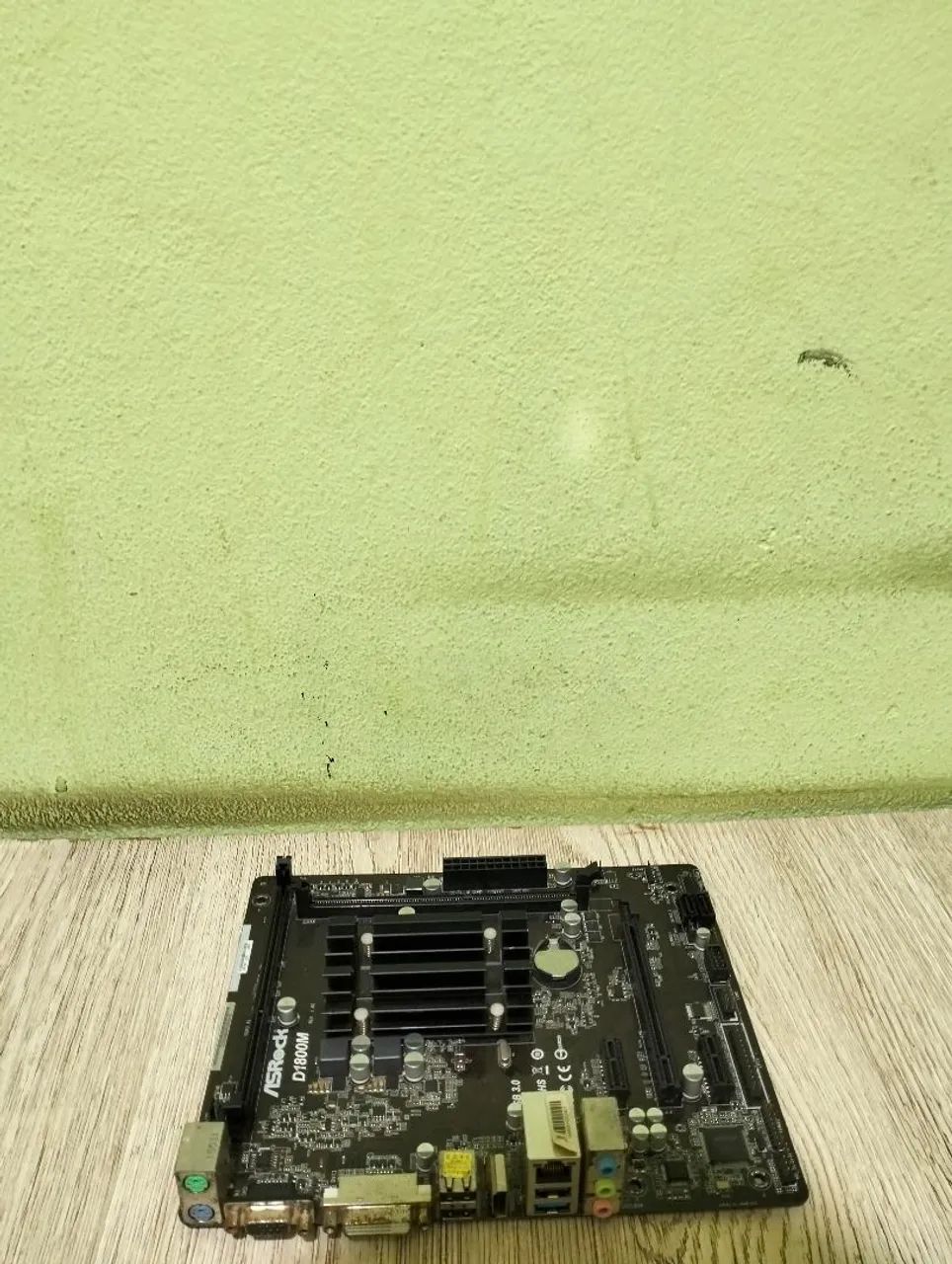 Placa-Mãe ASRock D1800M Funcionando - Celeron Integrado - Foto 3