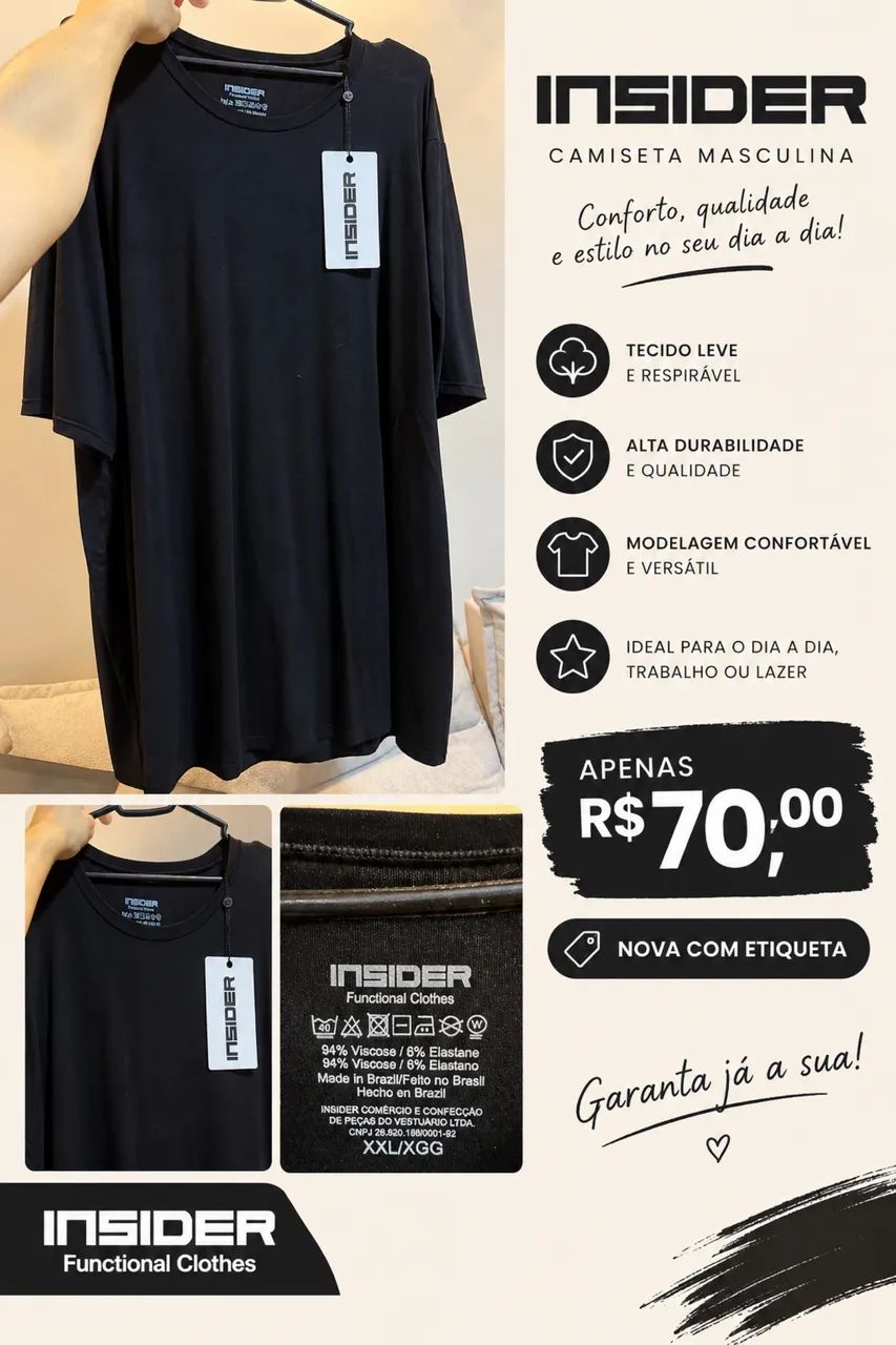 Camiseta insider original  - Foto 3