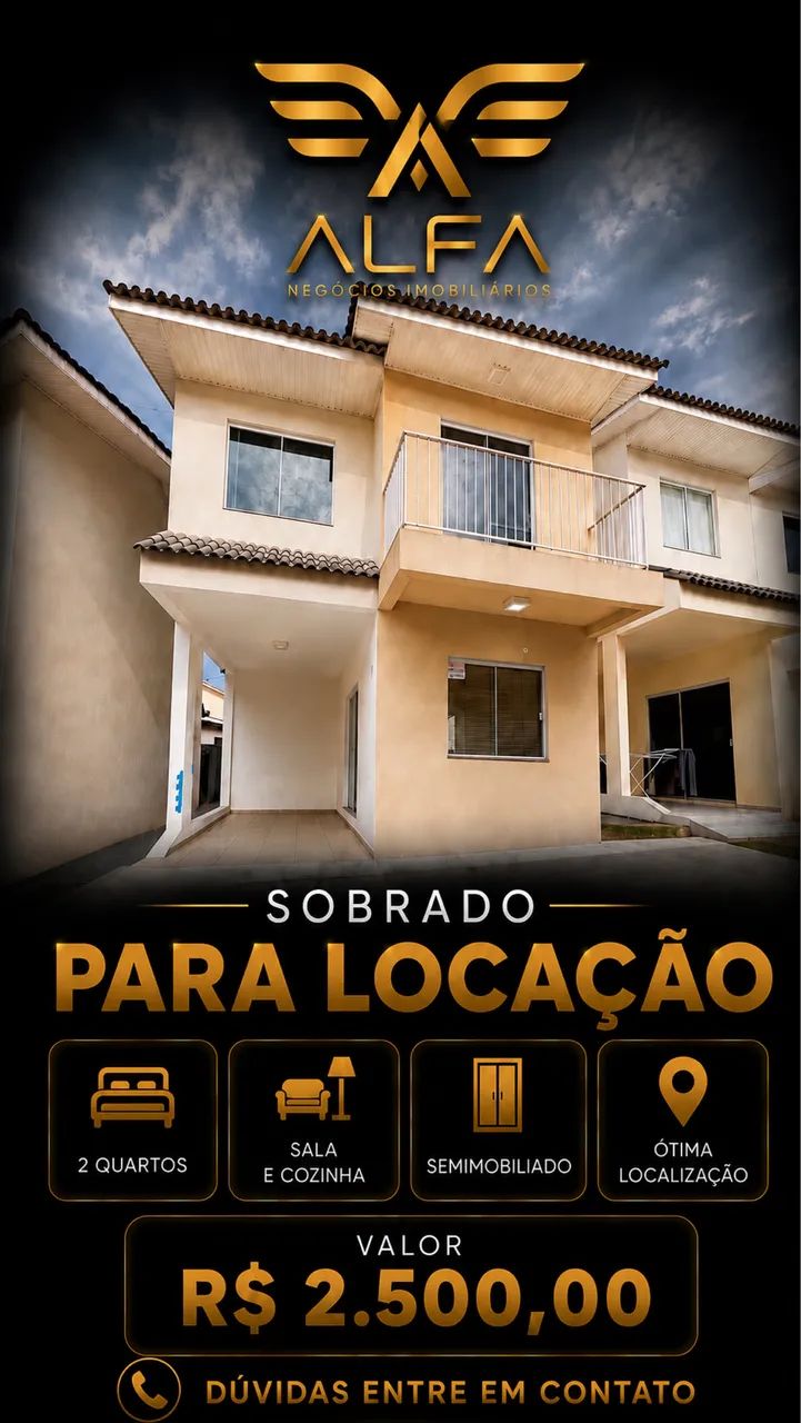 Aluga-se Sobrado