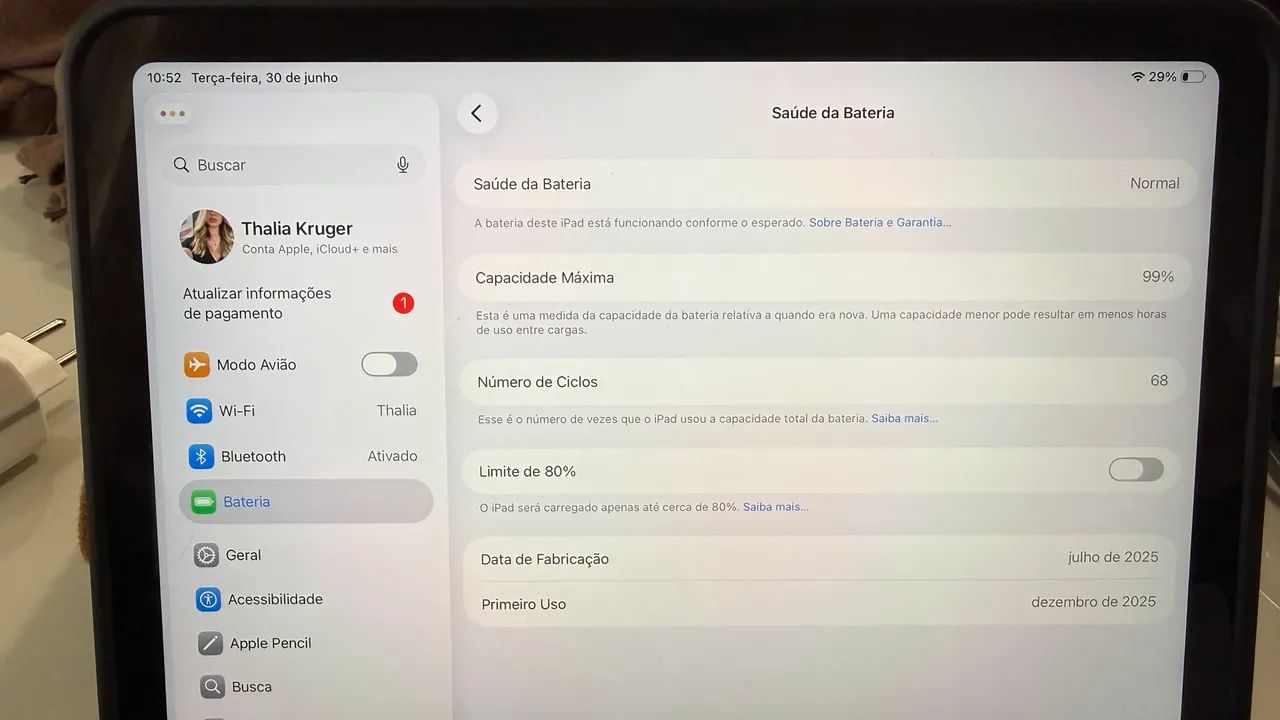iPad 11 - 128gb na garantia  - Foto 2
