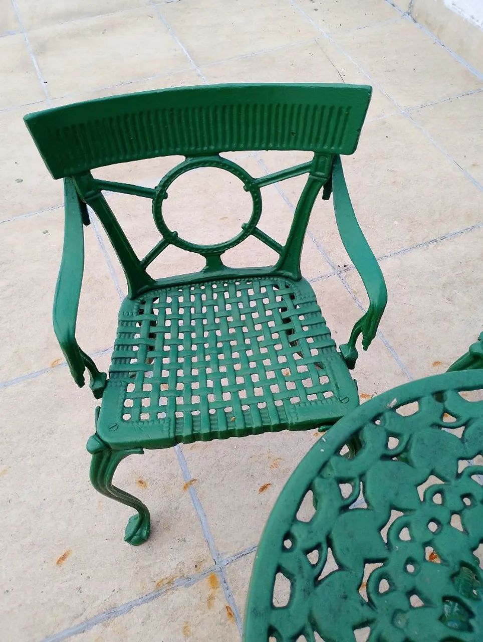 Vendo conjunto de mesa jardim - Foto 2