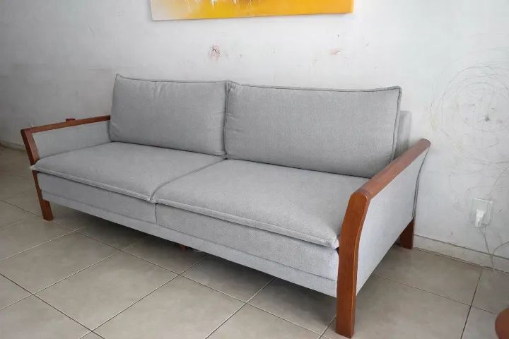 Sofá cinza 2,20 - Foto 2