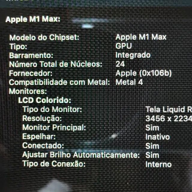 MACBOOK PRO 16 M1 MAX 64GB/1TB - SILVER - 199 CICLOS - Foto 5