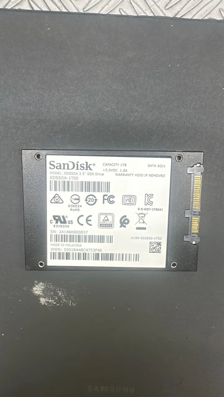 Ssd sata sandisk 1tb