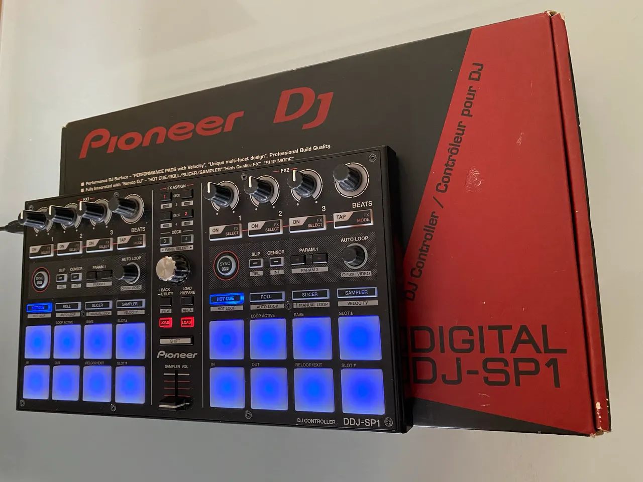 controladora ddj dj-sp1 pioneer midi dj sp1 serato - Ñ é xp1 xp2