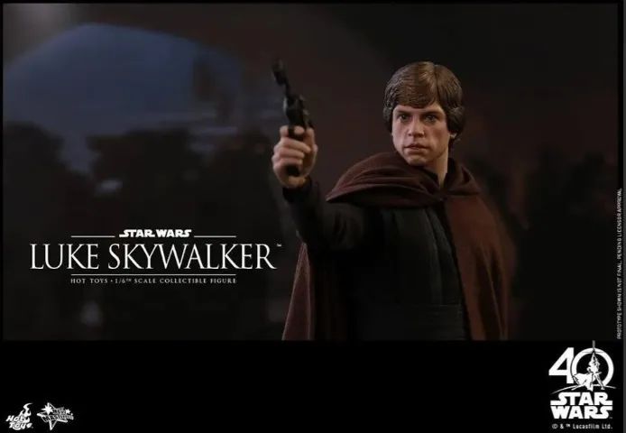 1/6  Hot Toys Luke Skywalker Star Wars Boneco (Usado) - Foto 4