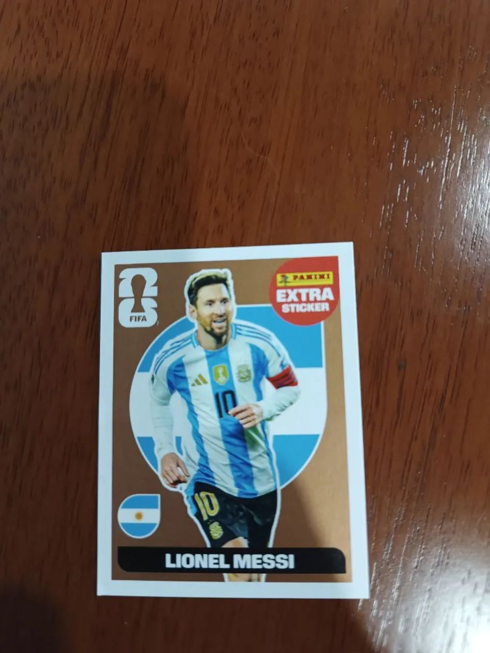 Figurinha Extra bronze Messi