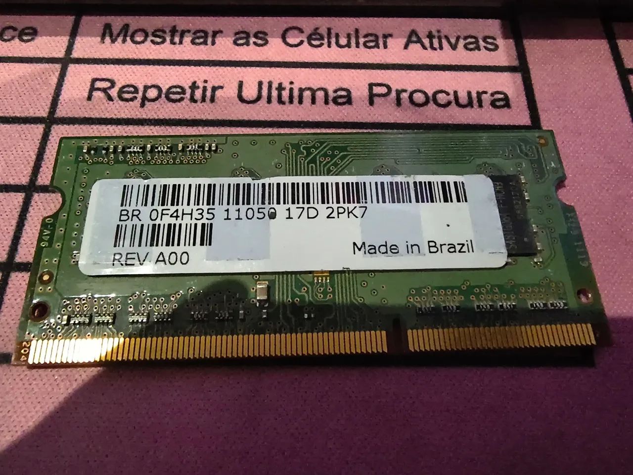 DDR3 1GB 1Rx8 PC3-10600S - Memória RAM - Ipiranga, São Paulo