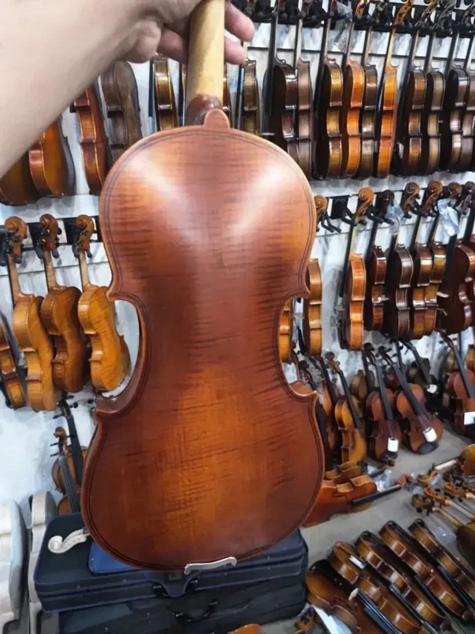 Violino Madeira maciça - Completo com Arco, Capa e Breu - Foto 2