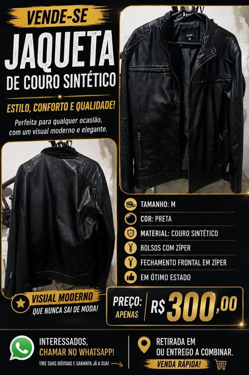 Jaqueta masculina 