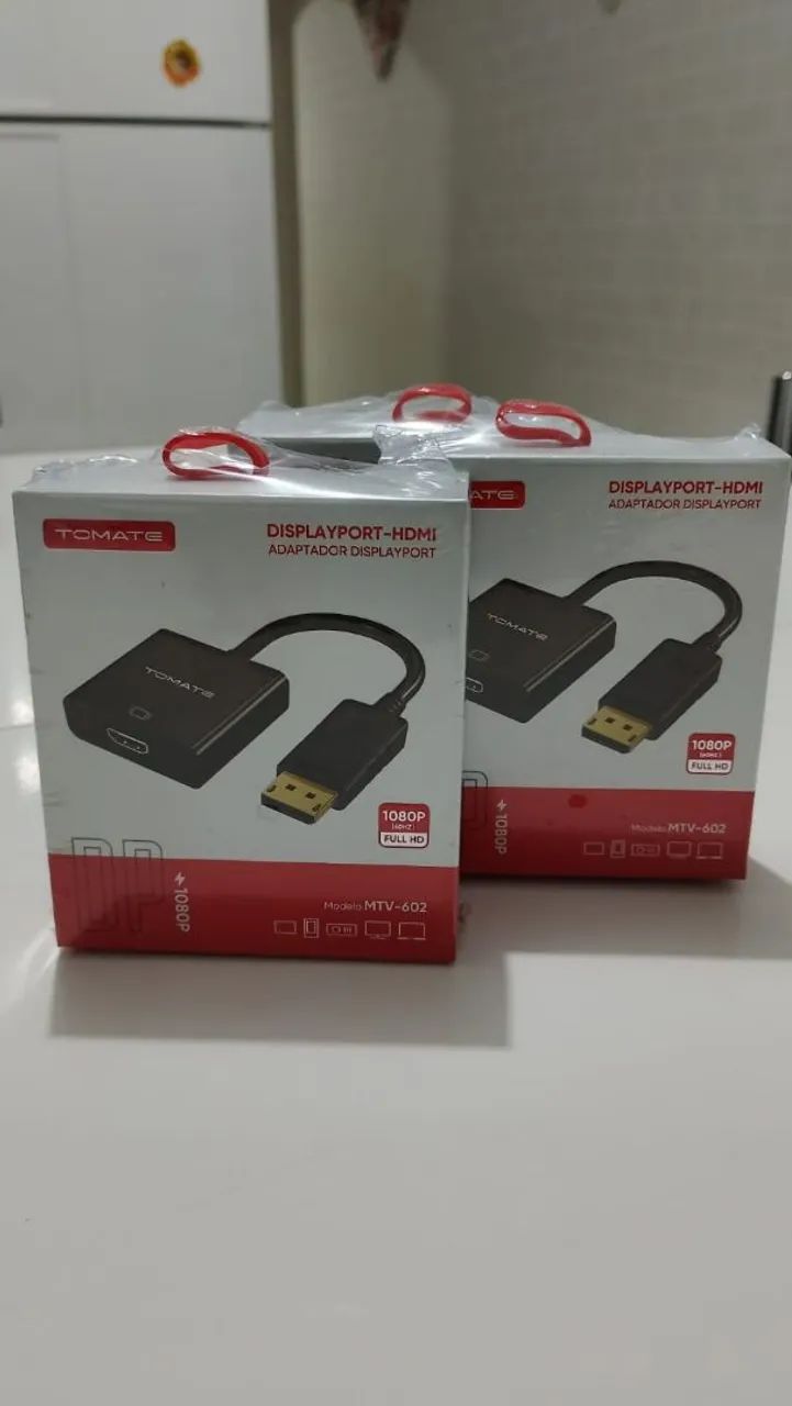 Cabo Adaptador Conversor Display Port Dp Para Hdmi ?<br><br>TOMAT
