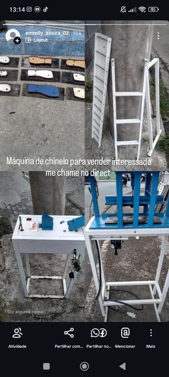 Máquina de chinelo 