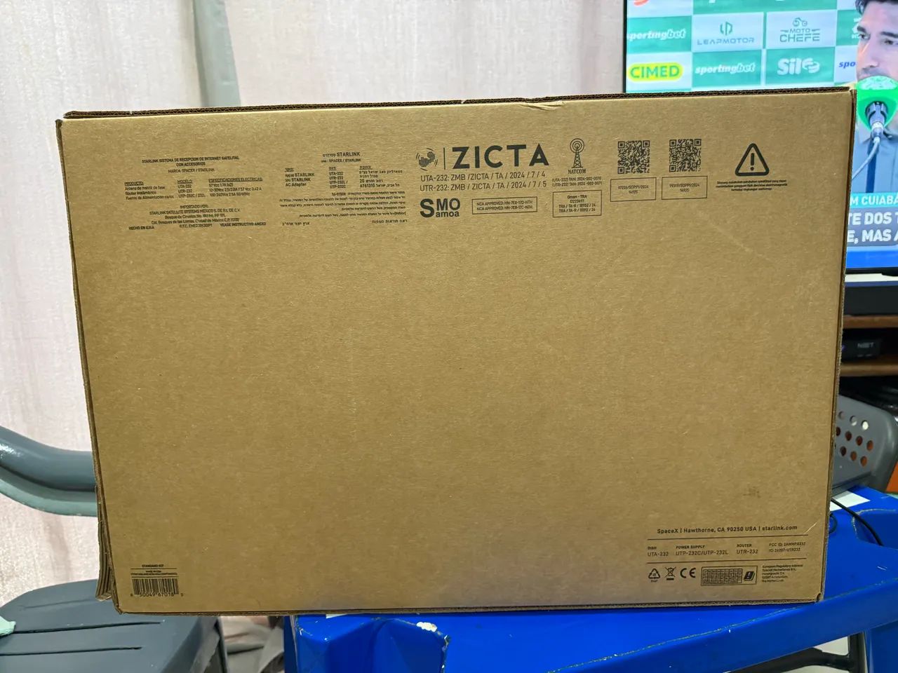 Vendo antena Starlink Standart na caixa - Foto 3